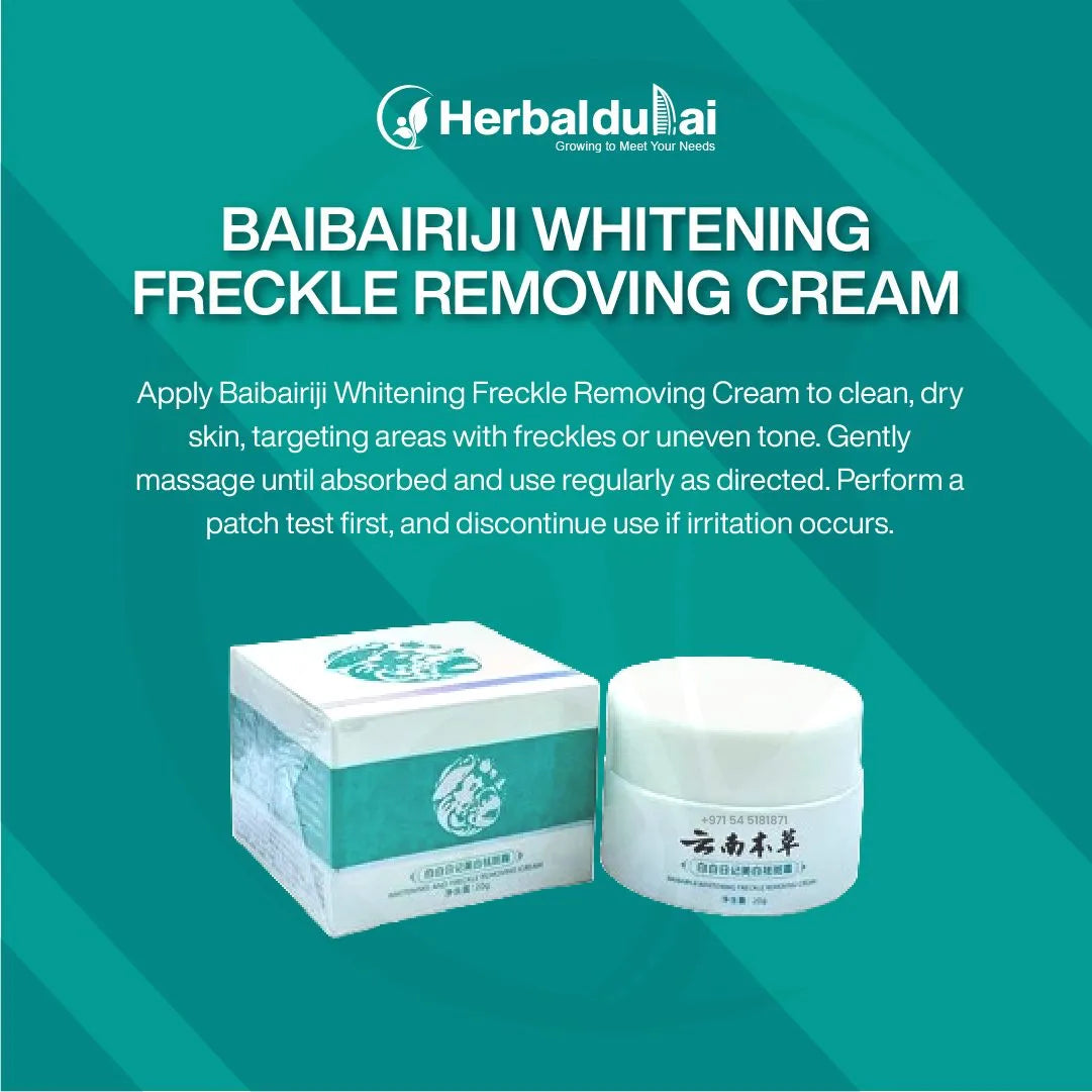 How to Use Baibairiji Whitening Freckle Removing Cream