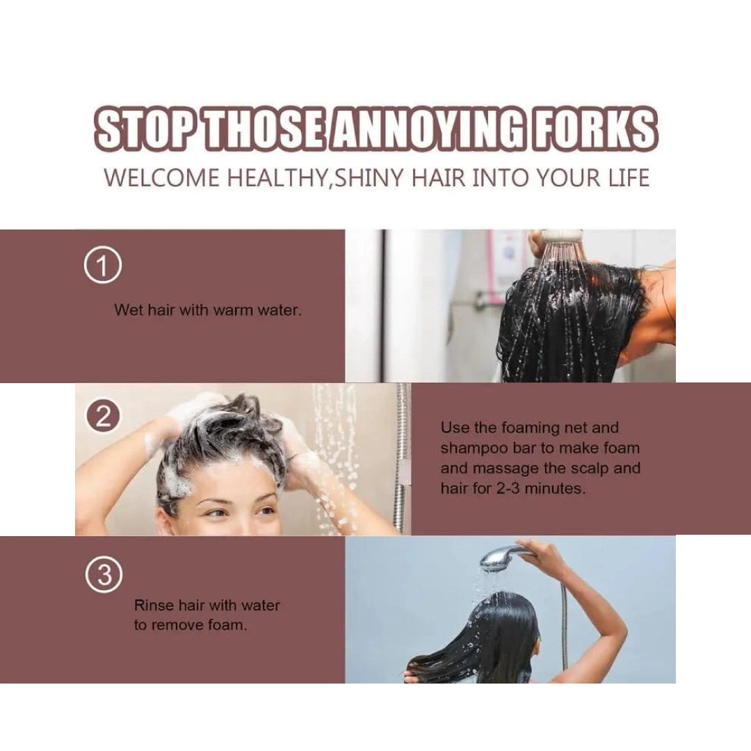 EELHOE Polygonum Shampoo Soap usage