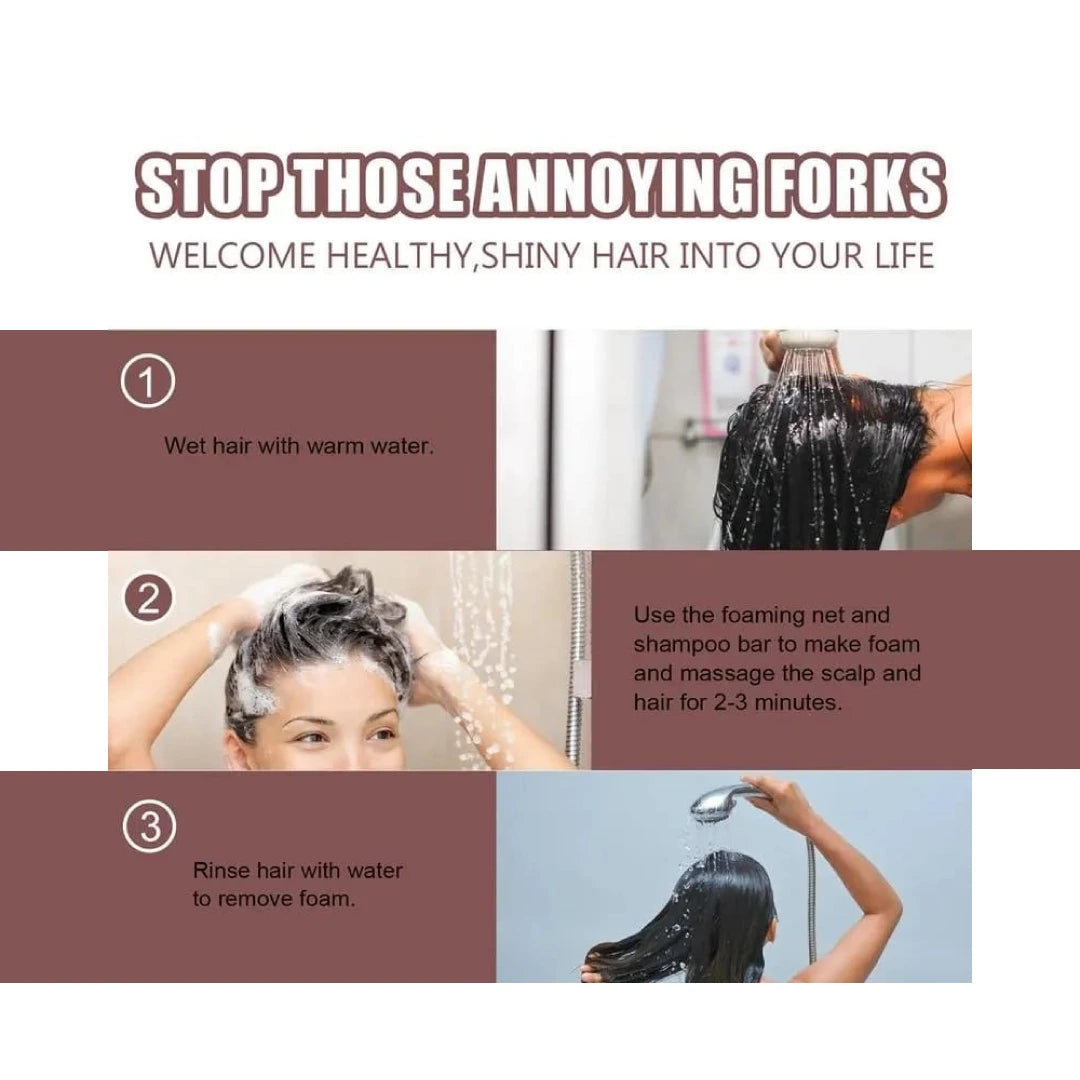 EELHOE Polygonum Natural Black Soap Shampoo for Hair Growth How to Use