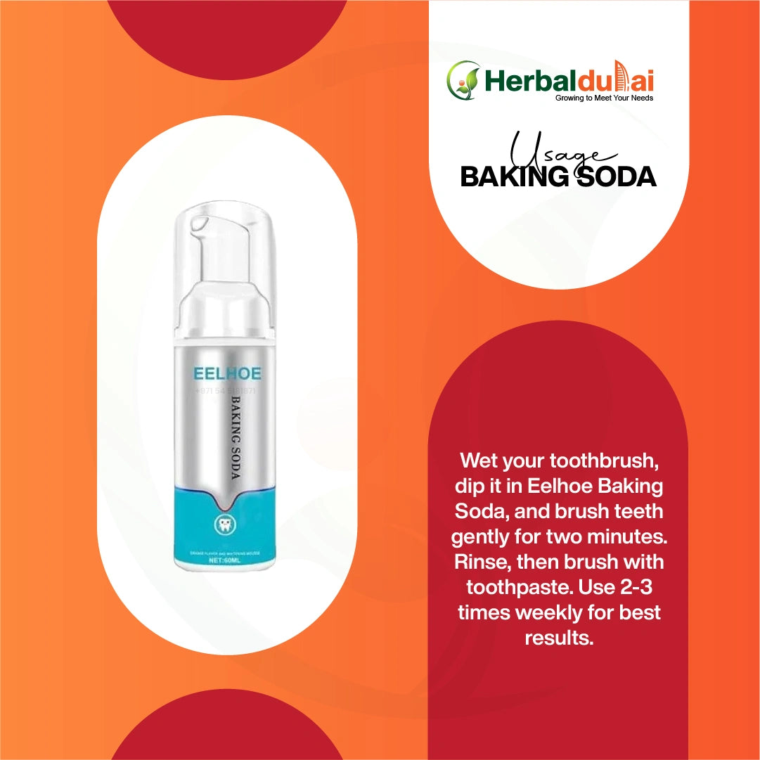 Eelhoe Baking Soda - Teeth Whitening Toothpaste Mousse