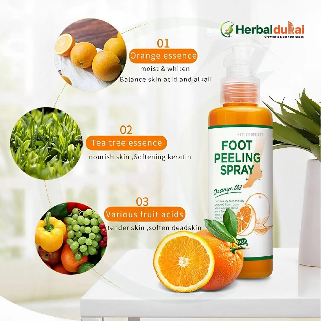foot peeling spray benefits