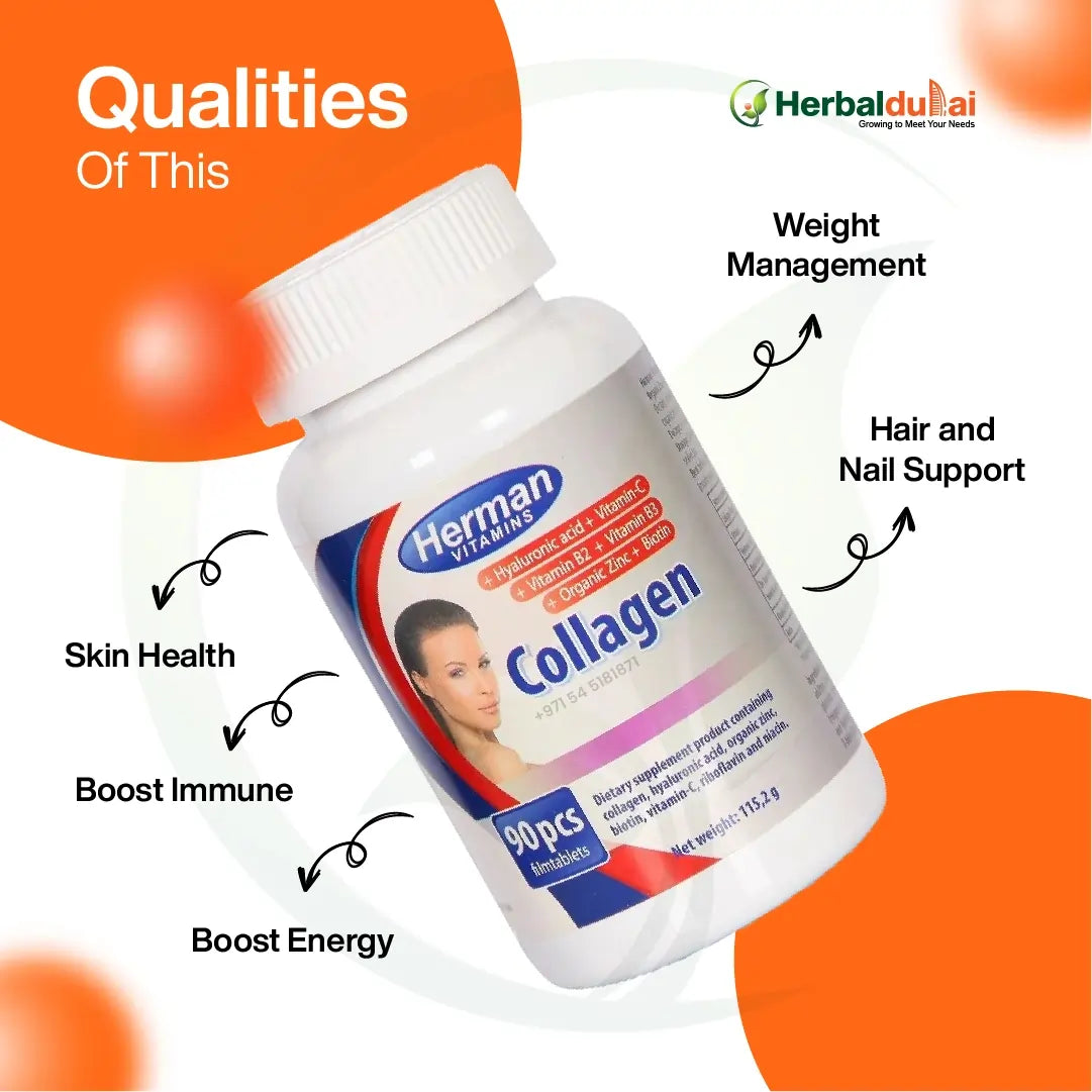Herman Vitamins Collagen Dietary Supplement Benefits