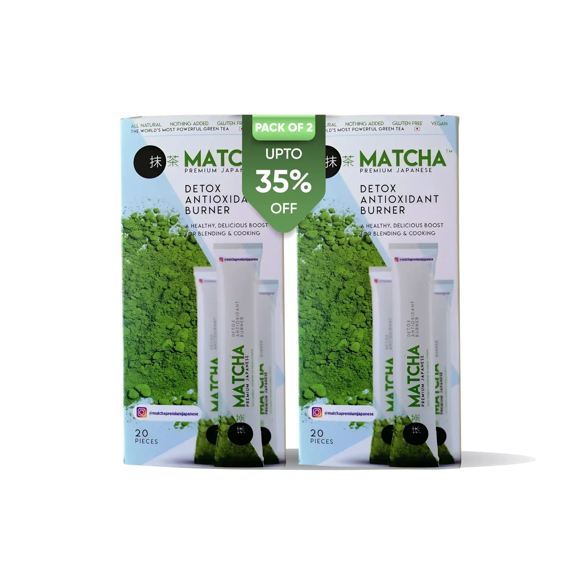 Matcha Premium Japanese PAck of 2
