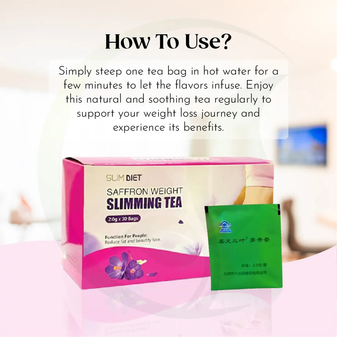 Saffron Slimming Tea How to Use