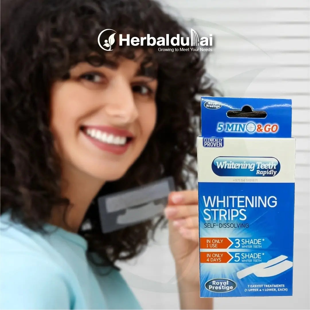 MAke Your Teeth White with Whitening Strips