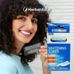 MAke Your Teeth White with Whitening Strips