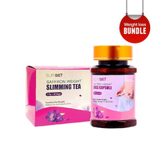 Weight loss bundle slim diet Saffron Tea and Capsules