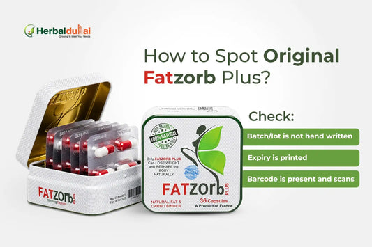 How to spot original fatzorb plus in uae