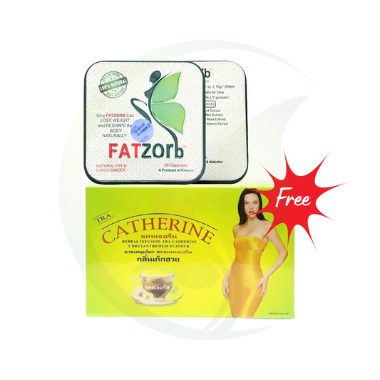 Buy 2 Fatzorb get free Catherine tea