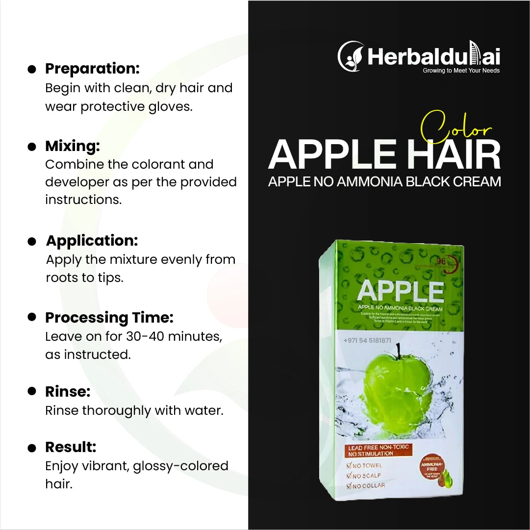 How to Use Apple Hair Color