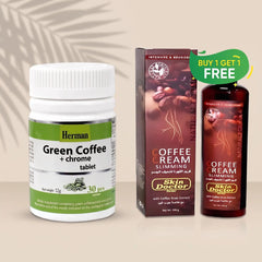 Buy 1 Green Coffee Plus Chrome Tablet and Slimming Coffee Cream Get Discount