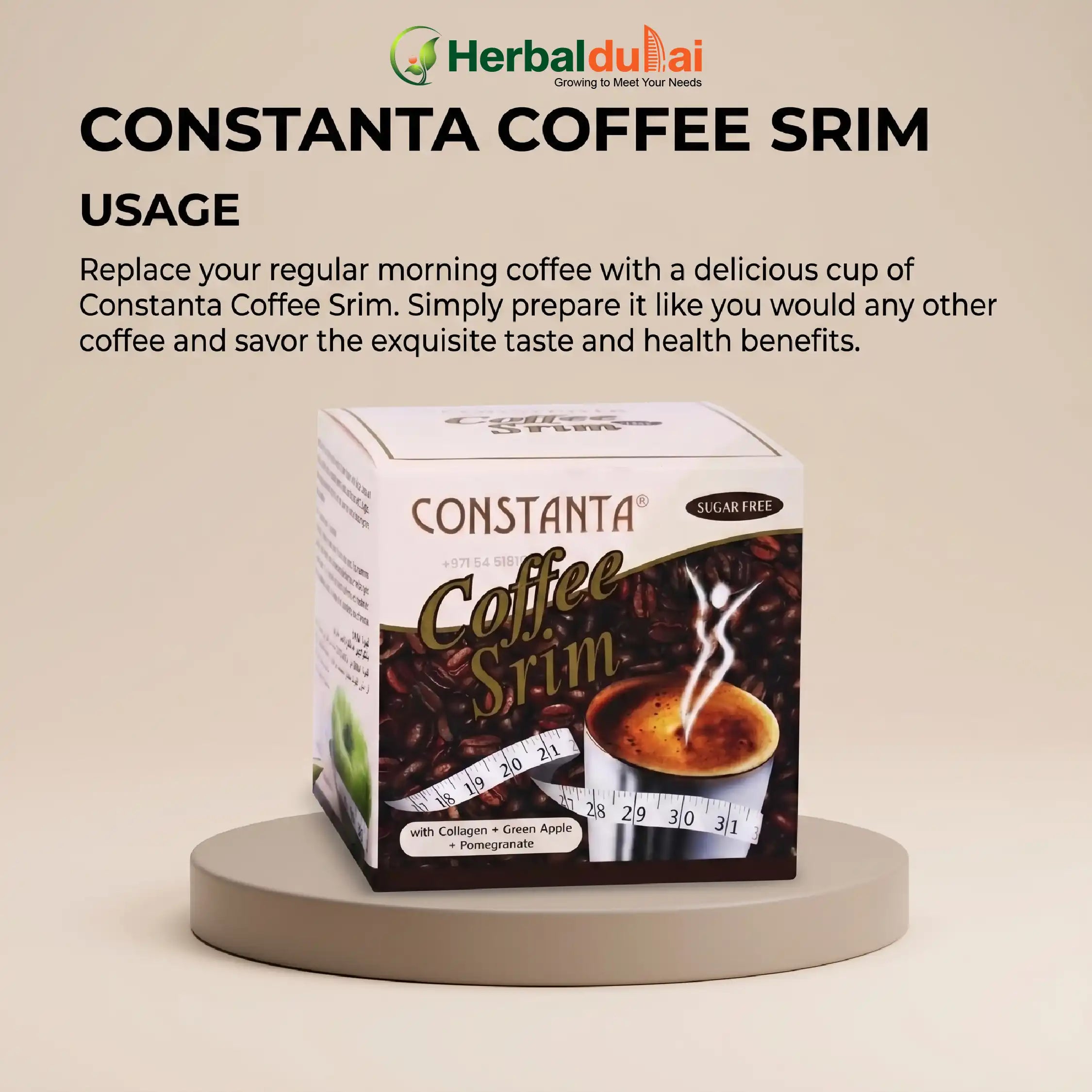 Constanta Coffee Srim Usage