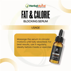 How to Use Fat and Calorie Blocking Serum