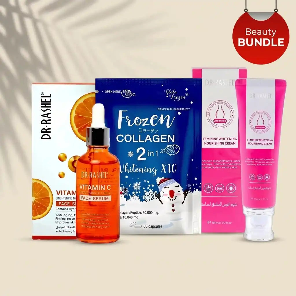 Feminine Vitamin C serum Frozen Collagen Skincare Bundle