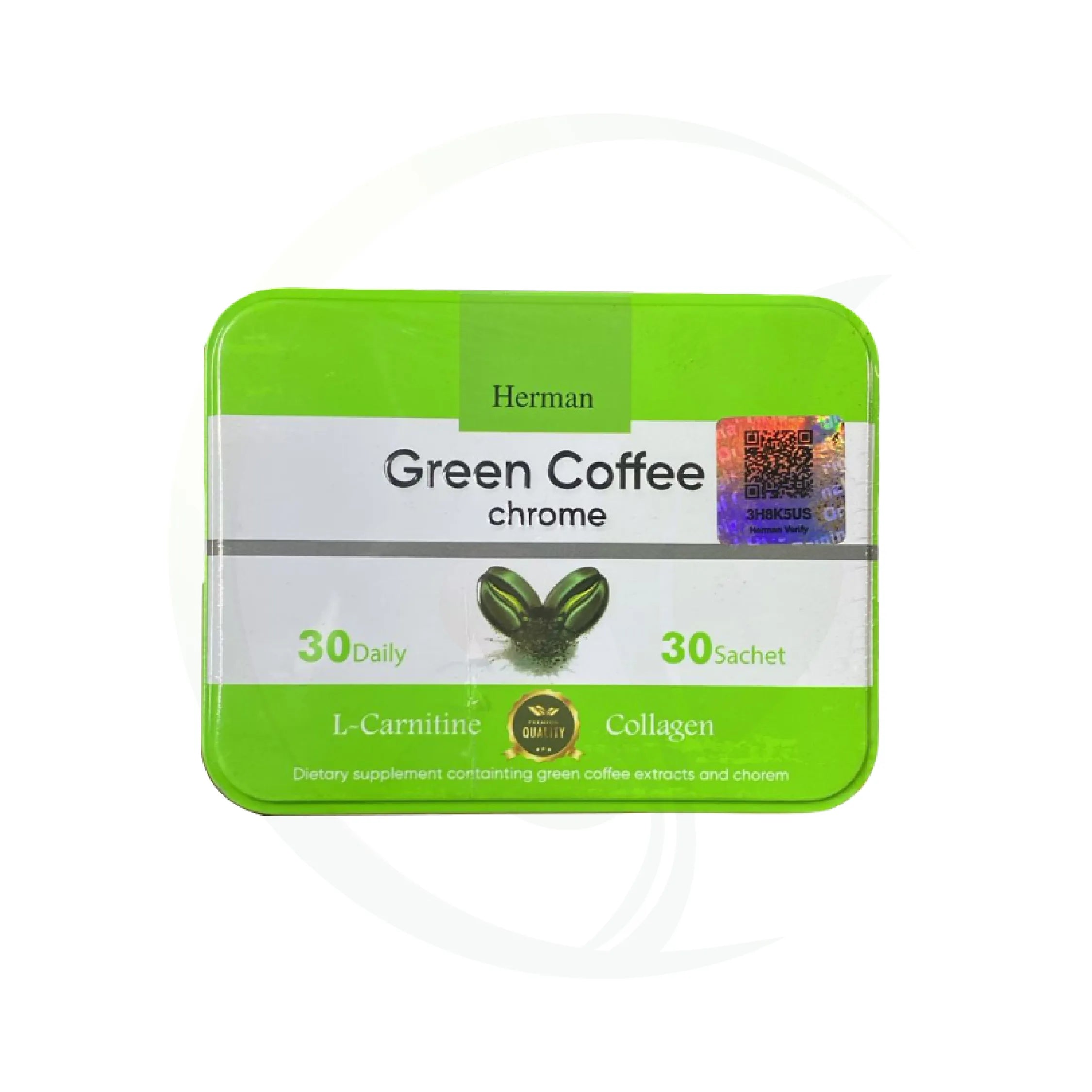 Green Coffee Chrome Sachets