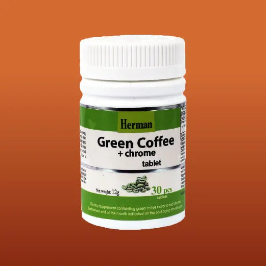 Green Coffee + Chrome Tablet