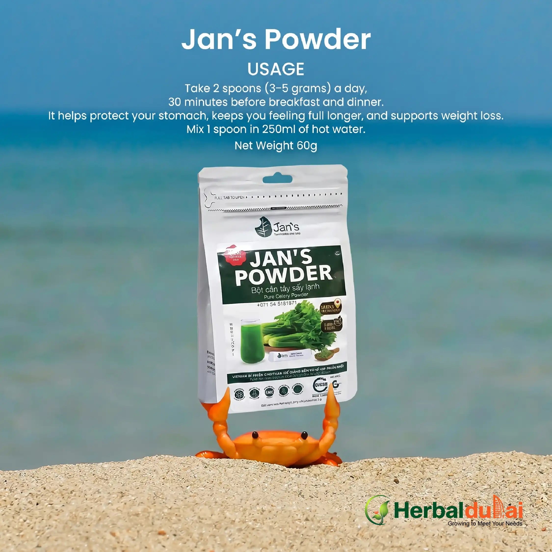 Jan's Celery Powder Usage