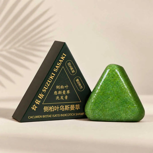 seven green nature triangle bar soap