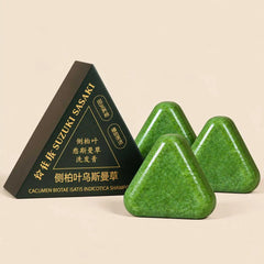 seven green nature triangle bar soap